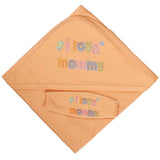 Newborn Baby Wrapping Sheet - Orange, Newborn Baby Accessories, Chase Value, Chase Value