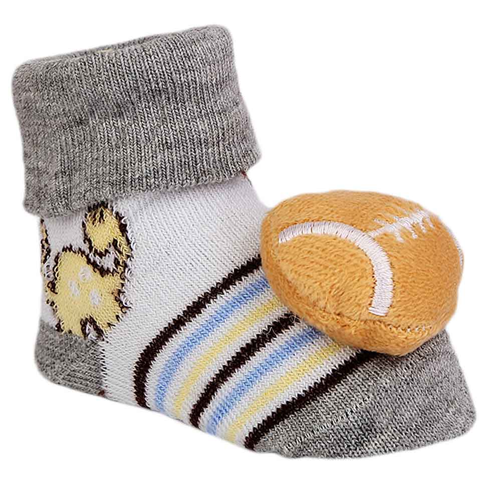 Newborn Booties - Grey, Kids, NB Shoes And Socks, Chase Value, Chase Value
