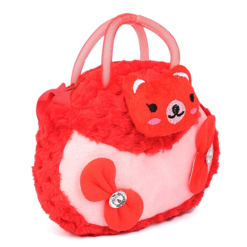 Girls Stuffed Bags 854 (851) - Red, Kids Clothes, Chase Value, Chase Value