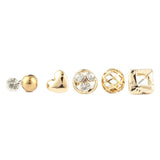 Girl's Fancy Ear Tops - Golden - test-store-for-chase-value