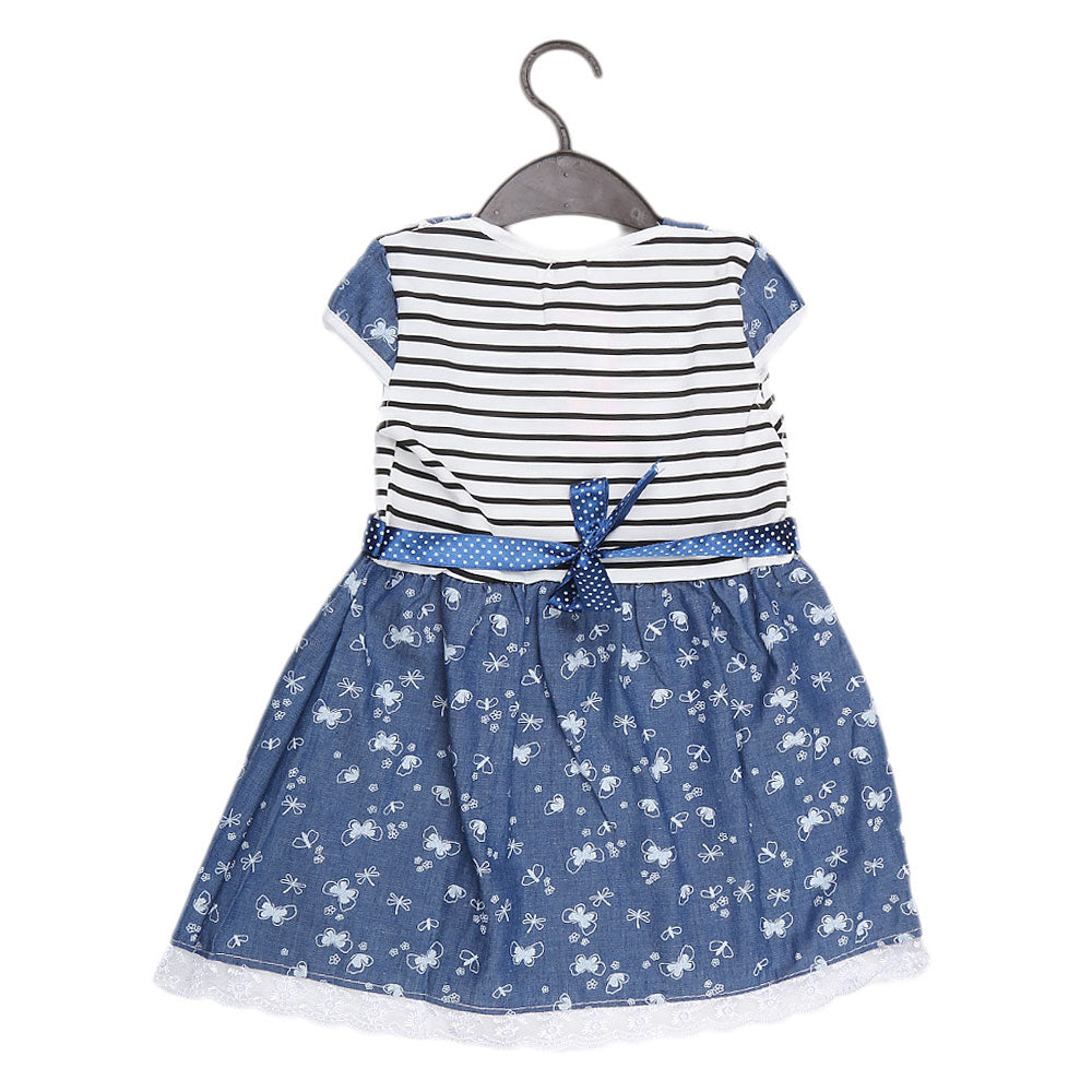 Girls Fancy Frock - Blue, Kids, Girls Frocks, Chase Value, Chase Value
