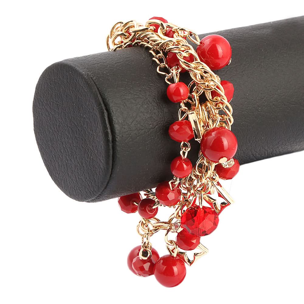 Women's Bracelet - Red, Women, Bangles & Bracelets, Chase Value, Chase Value