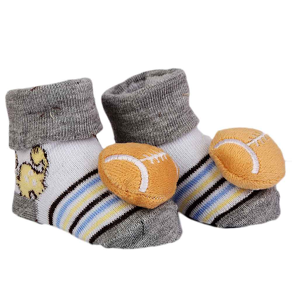 Newborn Booties - Grey, Kids, NB Shoes And Socks, Chase Value, Chase Value