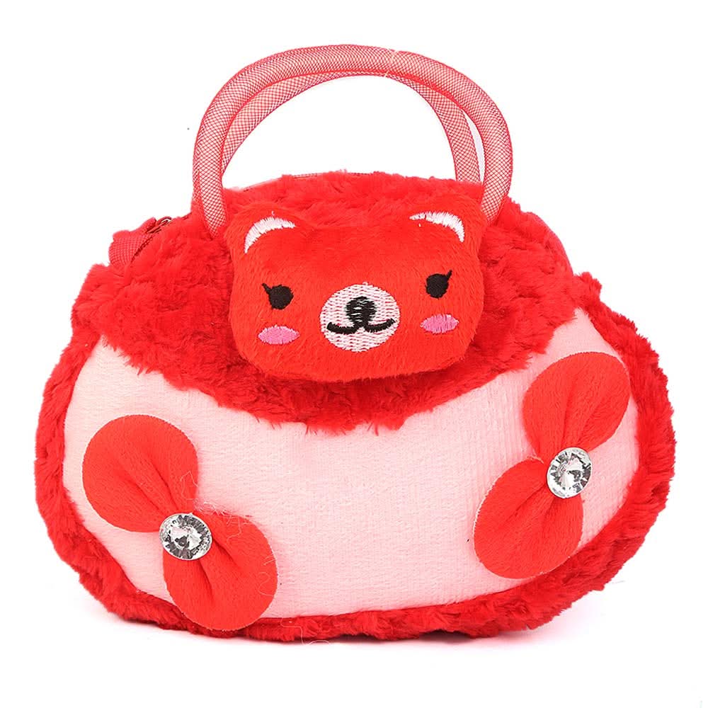 Girls Stuffed Bags 854 (851) - Red, Kids Clothes, Chase Value, Chase Value