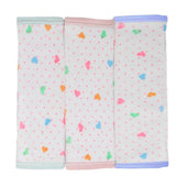 Newborn Face Towel 3 Pcs - Multi, Newborn Baby Accessories, Chase Value, Chase Value