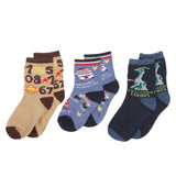 Kids Socks Pack Of 3 - Multi, Kids, Boys Socks, Chase Value, Chase Value
