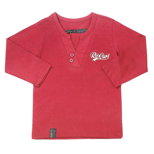 Boy's Full Sleeves T-Shirt 123 - Maroon, Kids, Boys T-Shirts, Chase Value, Chase Value