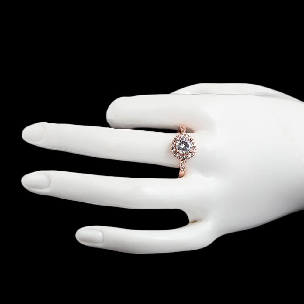 Women's Fancy Stone Ring - Golden - test-store-for-chase-value