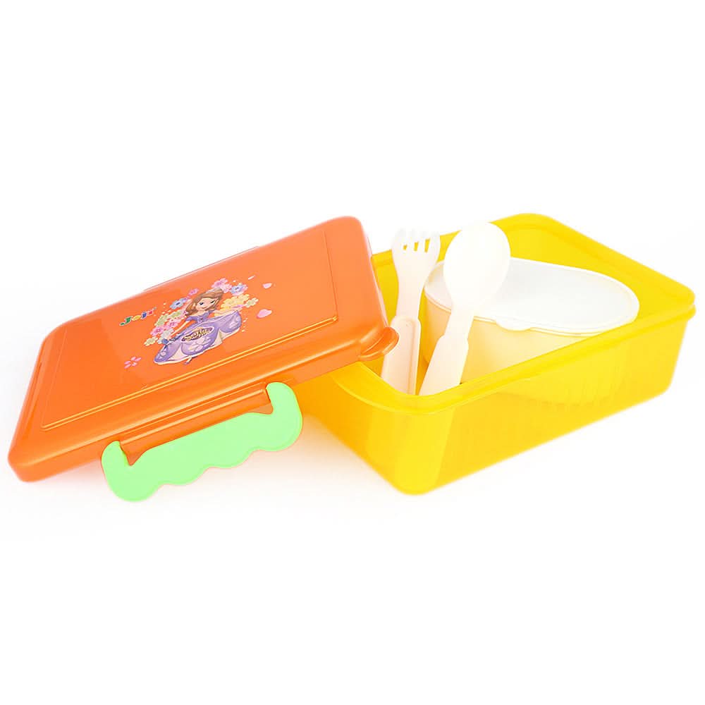 School Lunch Box - Yellow, Kids, Tiffin Boxes And Bottles, Chase Value, Chase Value