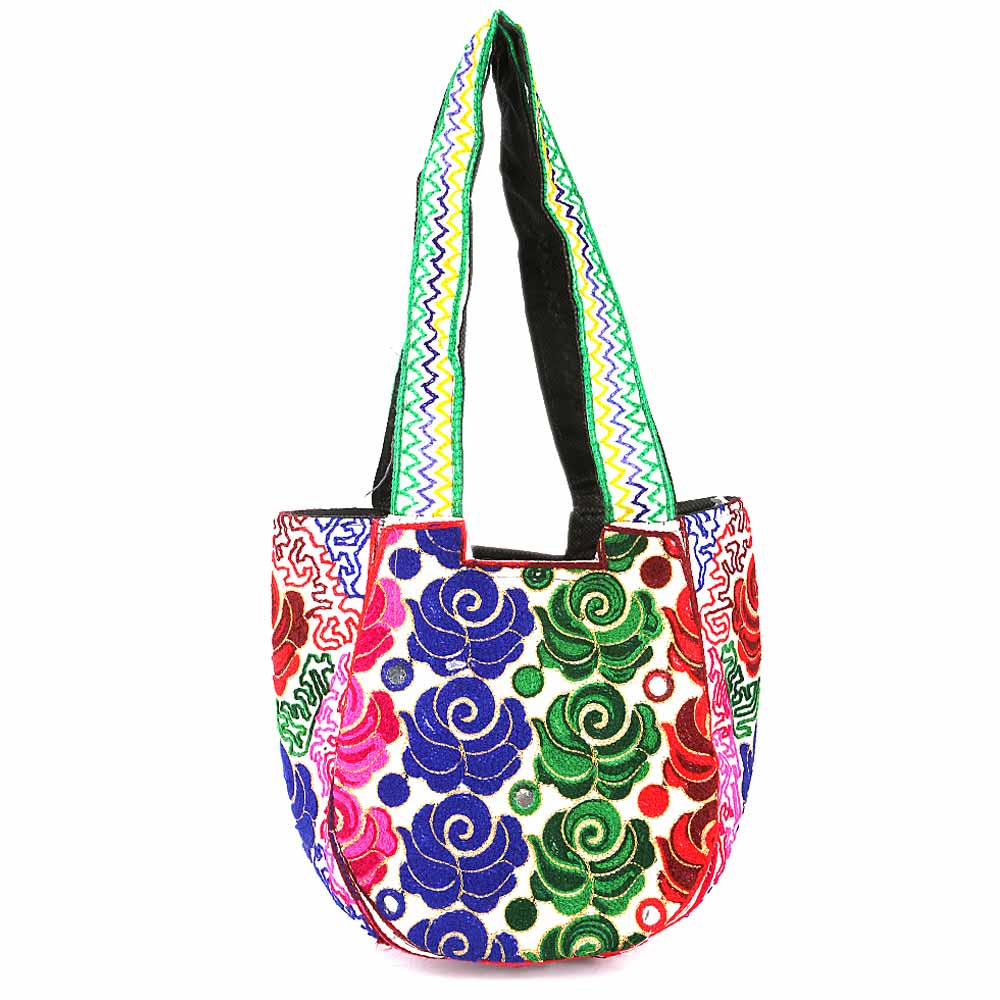 Women's Embroidered Shoulder Handbag - White, Women, Bags, Chase Value, Chase Value