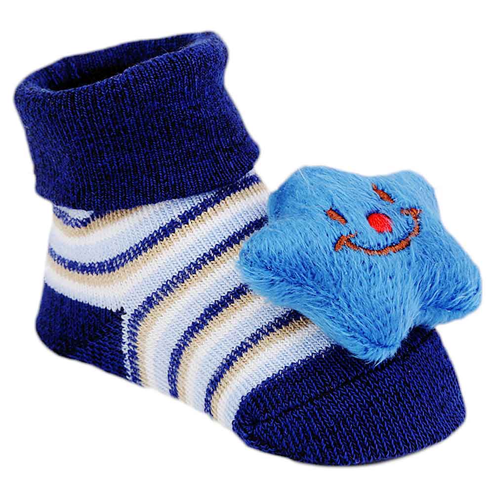 Newborn Booties - Navy Blue, Kids, NB Shoes And Socks, Chase Value, Chase Value