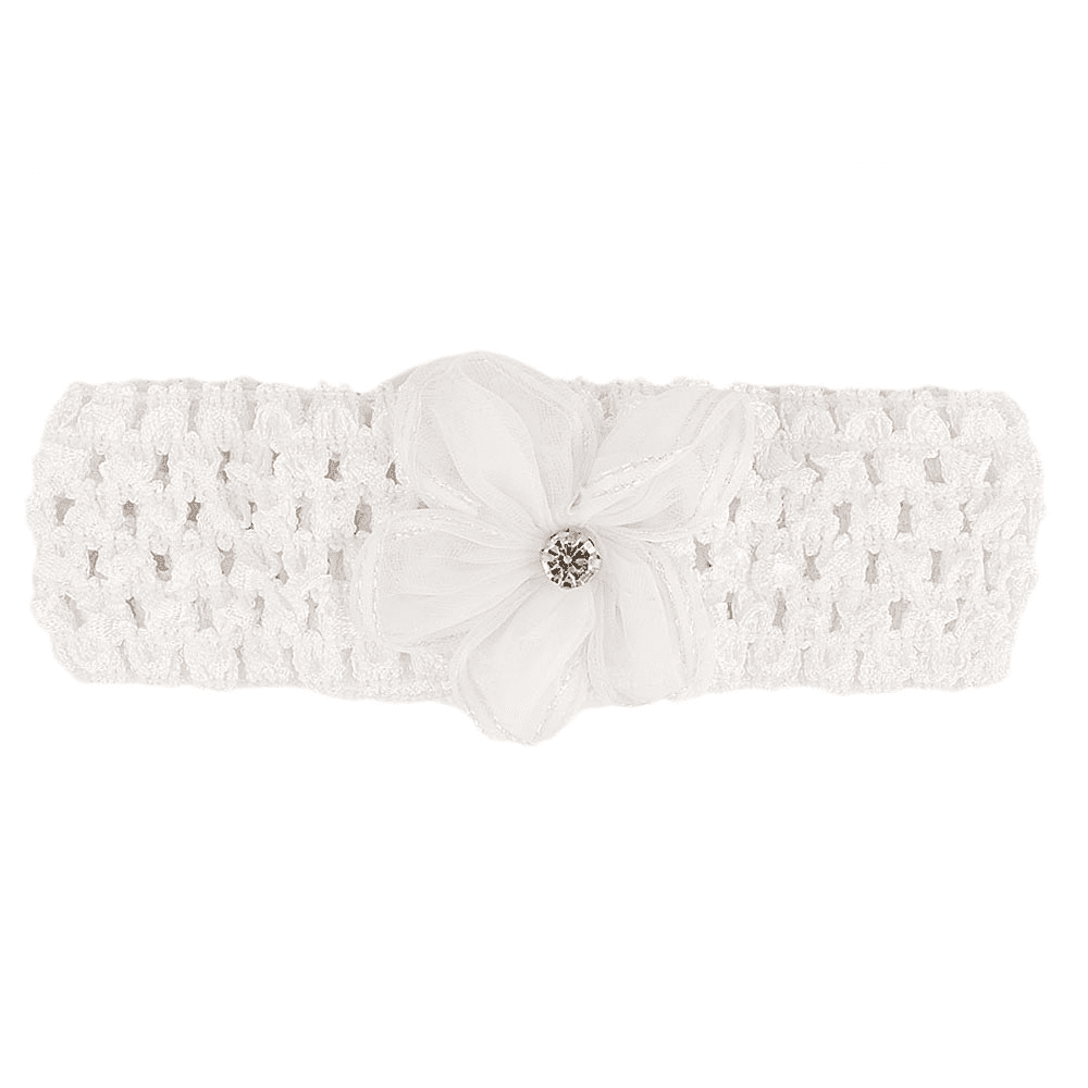 Girls Headband - White - test-store-for-chase-value