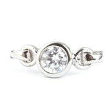 Women's Fancy Stone Ring - Silver - test-store-for-chase-value