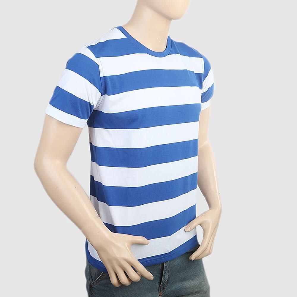 Men's Round Neck T-Shirt - Royal Blue, Men, T-Shirts And Polos, Chase Value, Chase Value