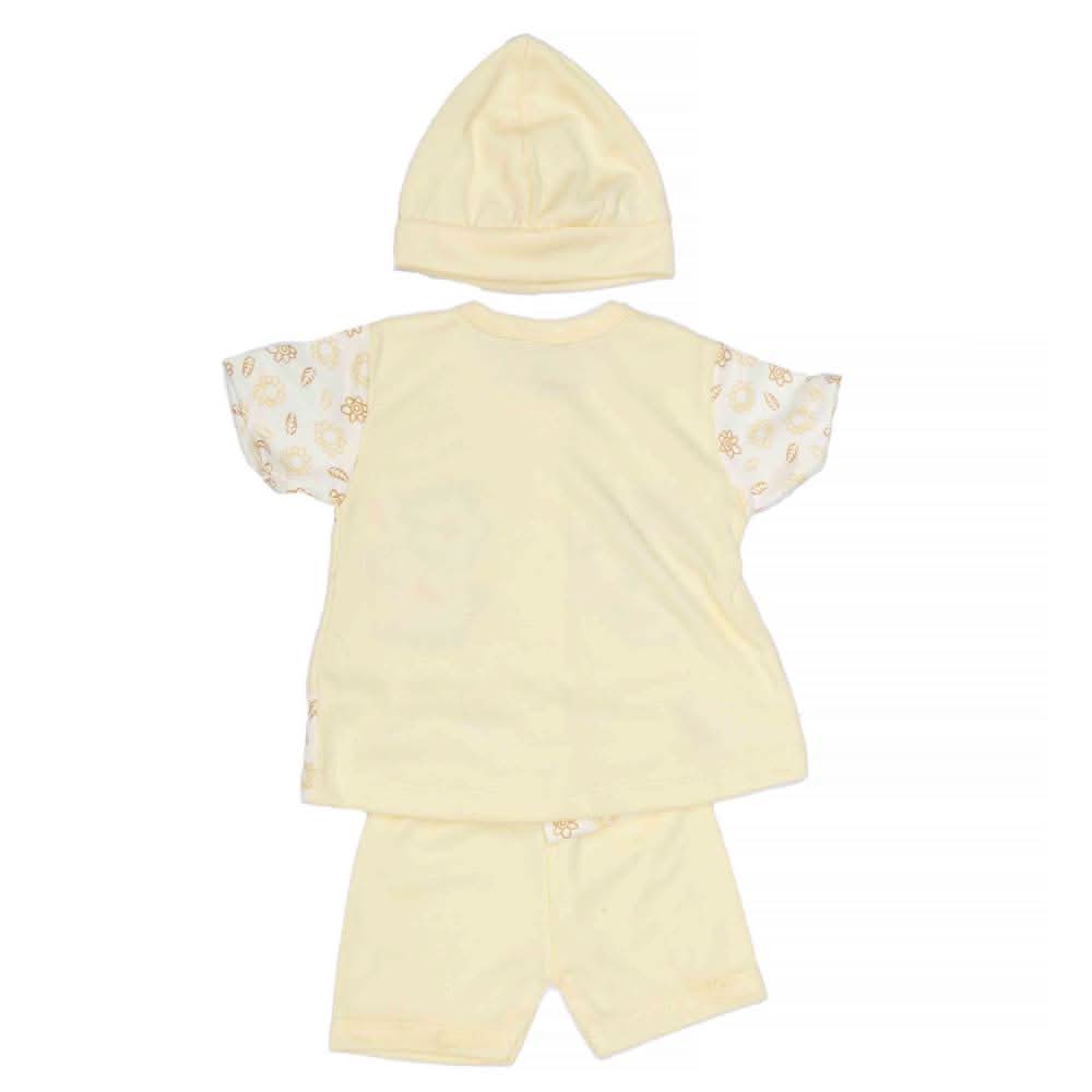 Newborn Girls Suits 3Pcs -Beige, Kids, NB Girls Sets And Suits, Chase Value, Chase Value