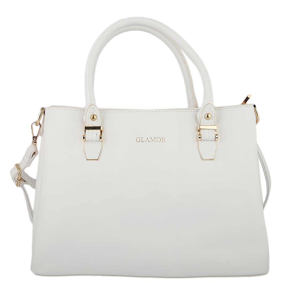 Women's Handbag (G1008) - White, Women, Bags, Chase Value, Chase Value