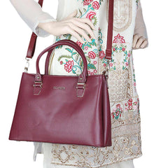 Women's Handbag (G1008) - Maroon, Women, Bags, Chase Value, Chase Value