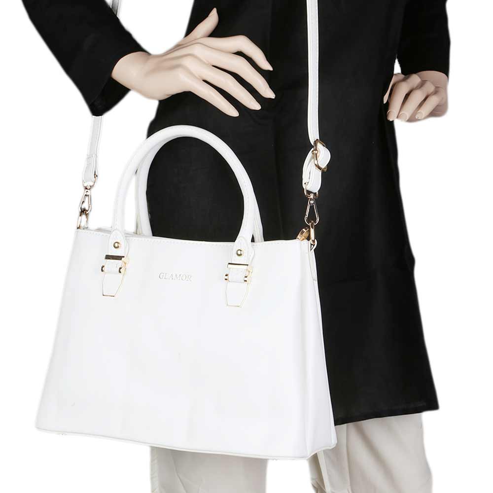 Women's Handbag (G1008) - White, Women, Bags, Chase Value, Chase Value