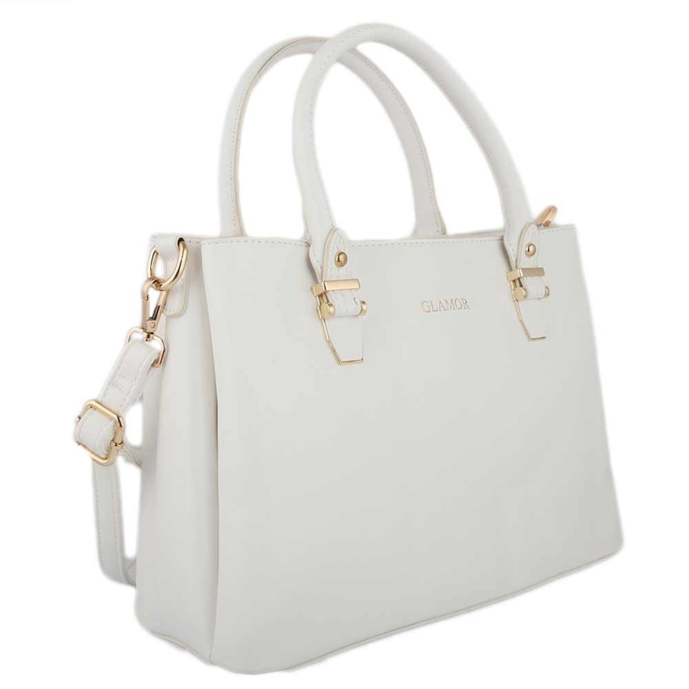 Women's Handbag (G1008) - White, Women, Bags, Chase Value, Chase Value