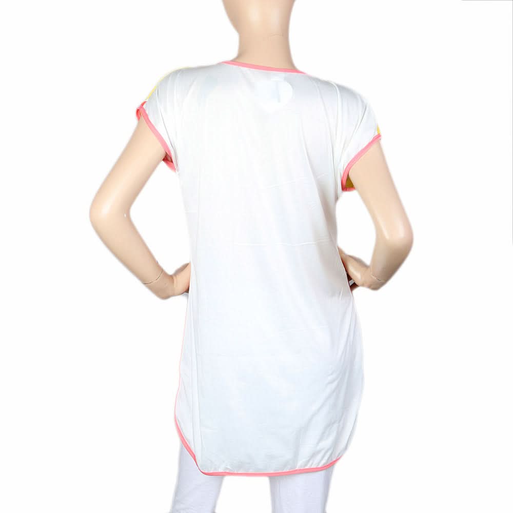 Women's Night T Shirt - Yellow, Women, Night Suit, Chase Value, Chase Value