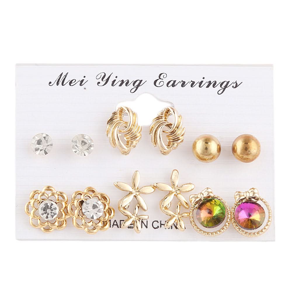 Girl's Fancy Ear Tops - Golden - test-store-for-chase-value