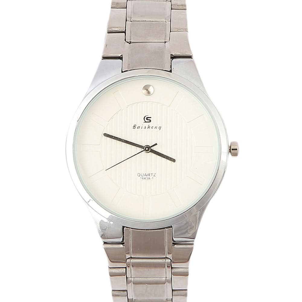 Men's Wrist Watch - White, Men, Watches, Chase Value, Chase Value