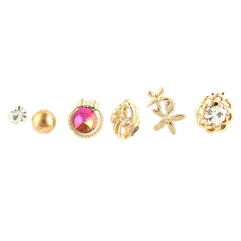 Girl's Fancy Ear Tops - Golden - test-store-for-chase-value