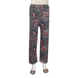 Women's Printed Trouser - Black - test-store-for-chase-value