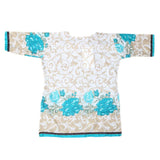 Girls Lawn Printed Kurti - White, Kids, Girls Kurti, Chase Value, Chase Value