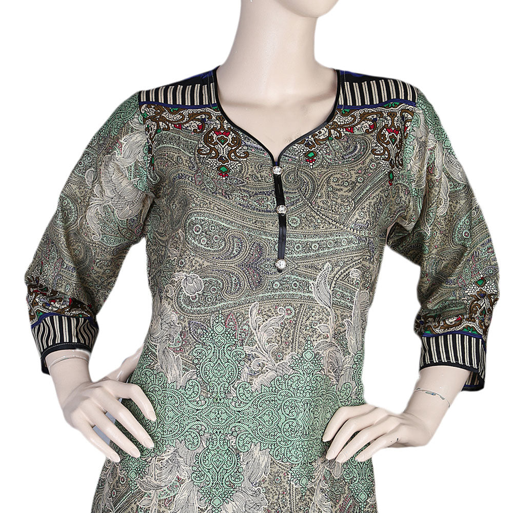 Women's Printed Lawn 2 Pcs Stitched Suit - Multi, Women's Fashion, Chase Value, Chase Value