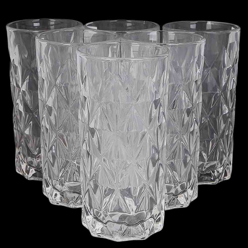 Glass Set 6 Pcs, Home & Lifestyle, Glassware & Drinkware, Chase Value, Chase Value