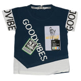 Boys Half Sleeves T-Shirt - Steel Blue, Kids, Boys T-Shirts, Chase Value, Chase Value