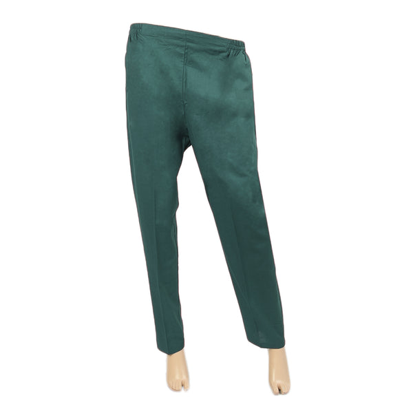 Women's Khadar Basic Trouser - Green, Women Pants & Tights, Chase Value, Chase Value