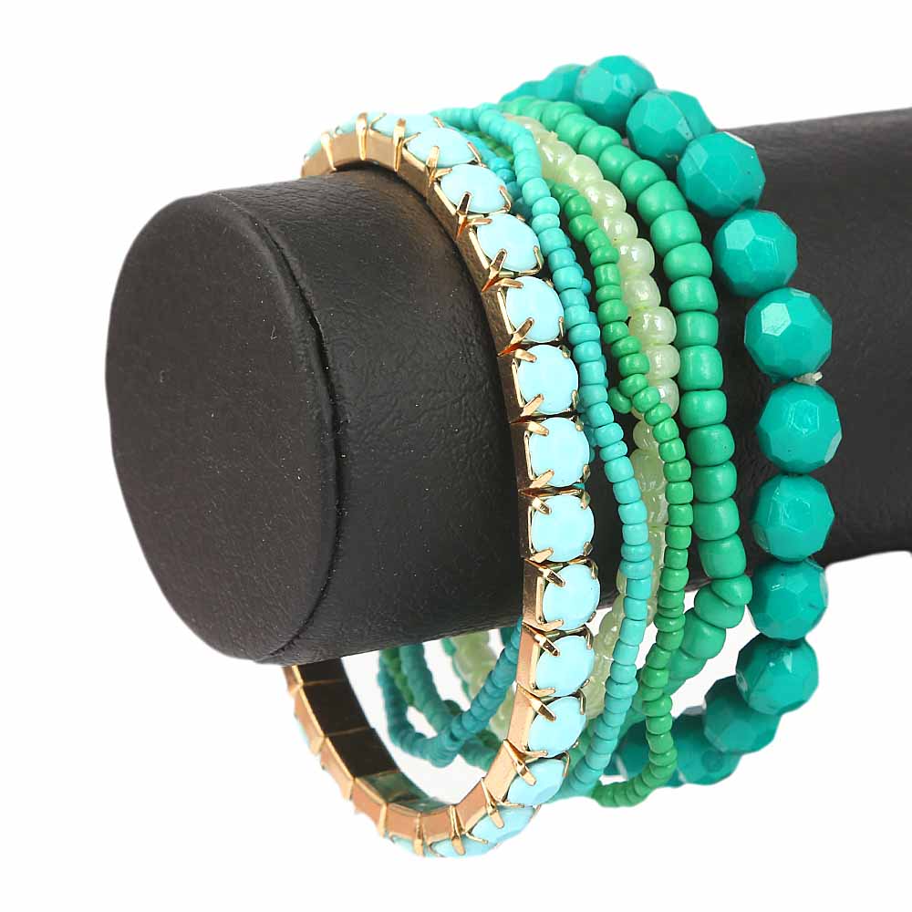 Girls Funky Bracelet - Green, Kids, Bangles & Bracelet, Chase Value, Chase Value