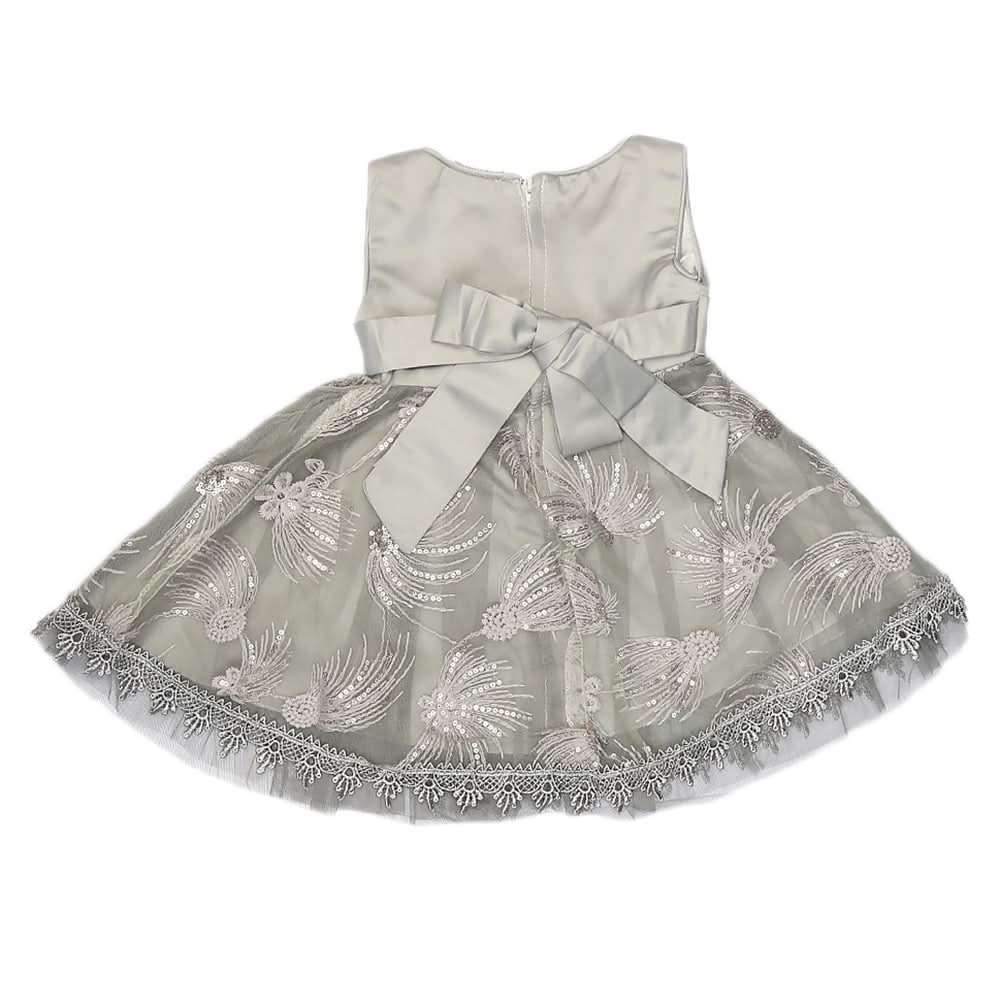 Girls Fancy Frock Grey, Kids, Girls Frocks, Chase Value, Chase Value