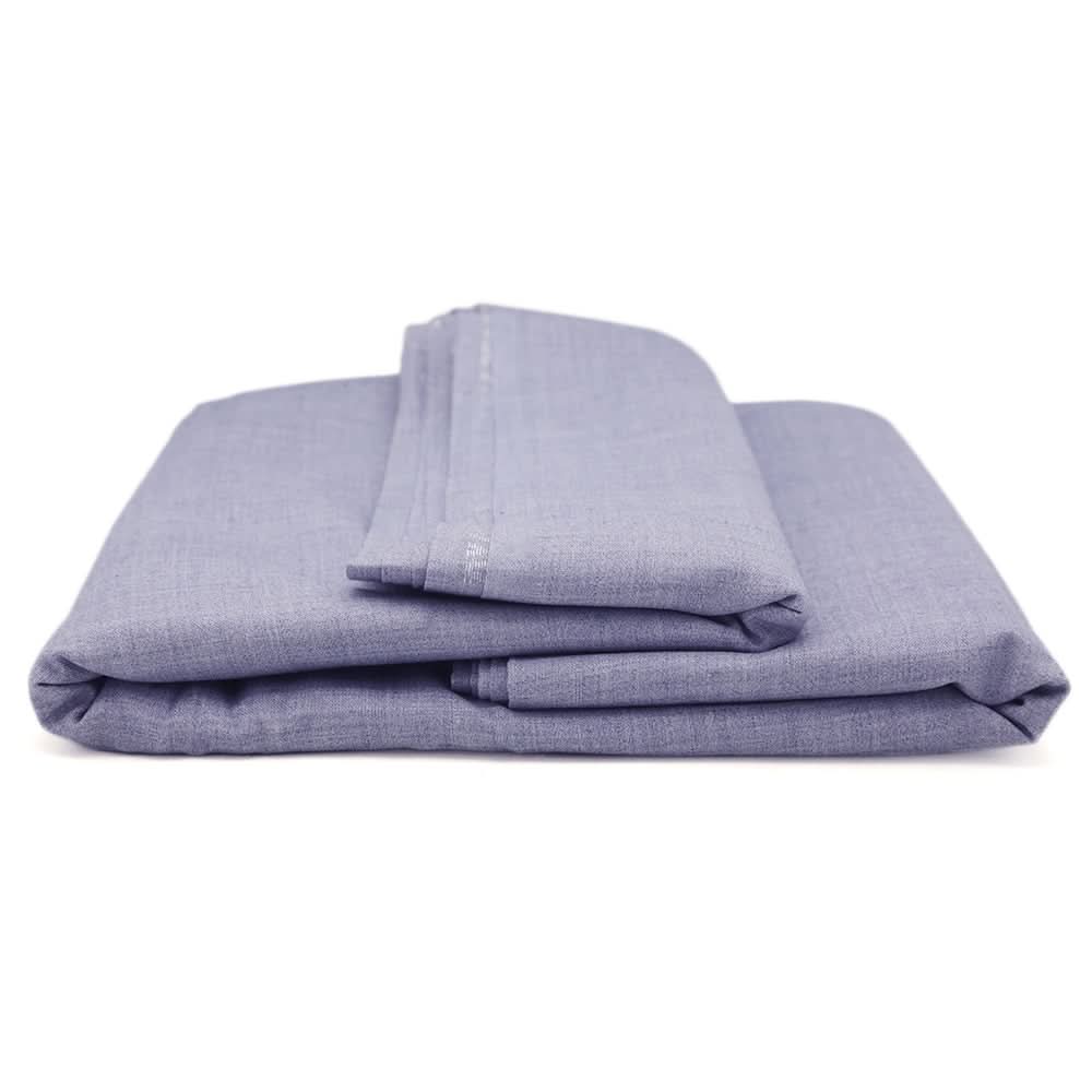 Men's Fancy Un-Stitched Suiting Fabric - Grey & Blue, Men, Unstitched Fabric, Chase Value, Chase Value