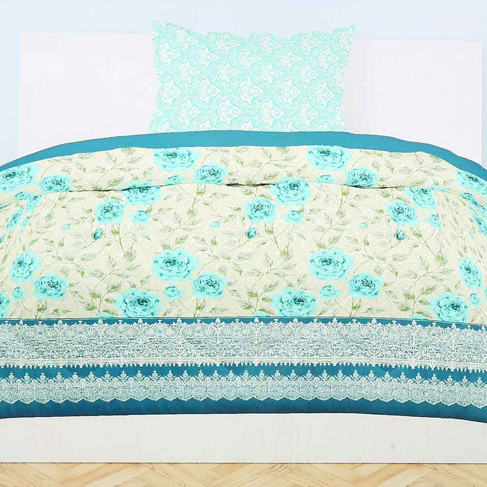 Printed Percale Finish Single Bed Sheet Set 2 pcs - Multi, Home & Lifestyle, Single Bed Sheet, Chase Value, Chase Value
