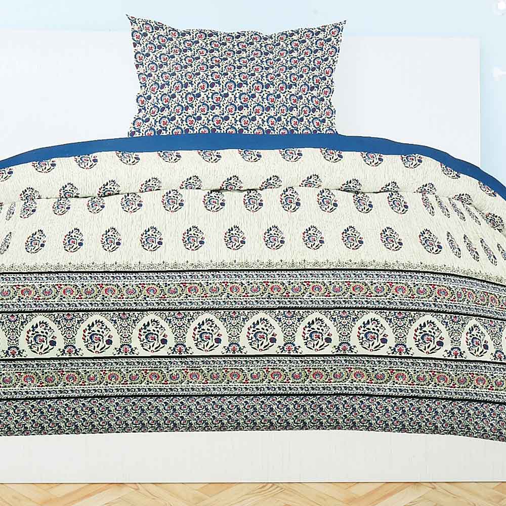 Printed Percale Finish Single Bed Sheet Set 2 pcs - Multi, Home & Lifestyle, Single Bed Sheet, Chase Value, Chase Value