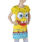 Women's Night T Shirt - Yellow, Women, Night Suit, Chase Value, Chase Value
