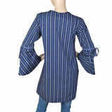 Women's Embroidered Stripe Top - Royal Blue, Women, T-Shirts And Tops, Chase Value, Chase Value
