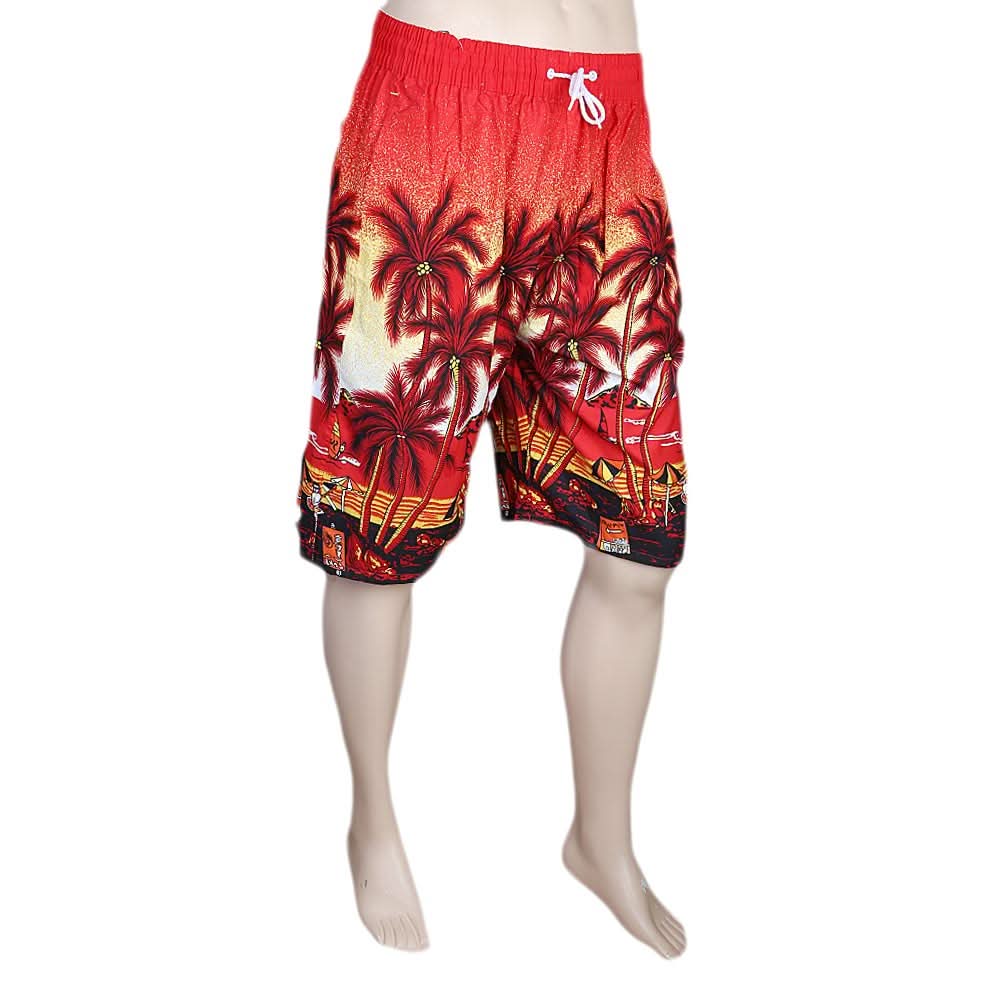 Men's Beach Short - Red, Men, Shorts, Chase Value, Chase Value