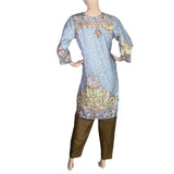 Women's Printed Lawn 2 Pcs Stitched Suit - Multi, Women, Shalwar Suits, Chase Value, Chase Value