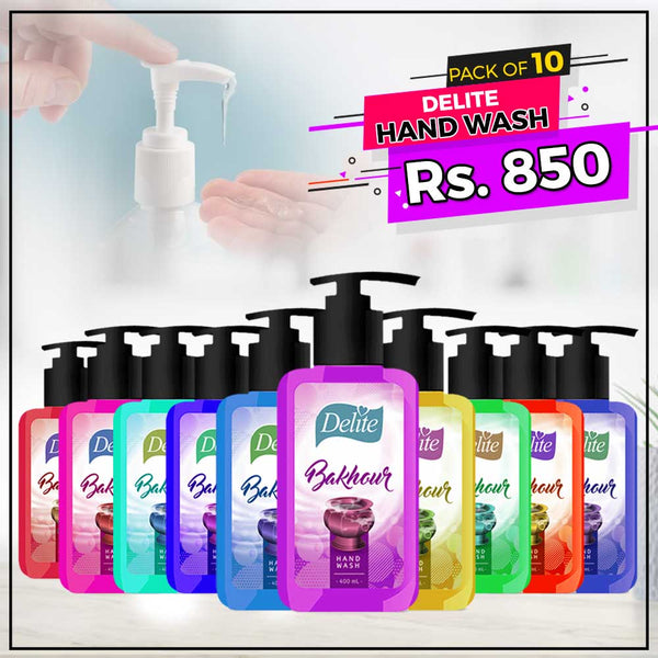 Delite Hand Wash 400ml Pack Of 10 - test-store-for-chase-value