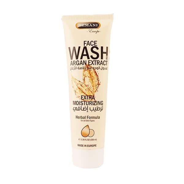 Hemani Face Wash 100 ML - Argan, Beauty & Personal Care, Face Washes, WB By Hemani, Chase Value