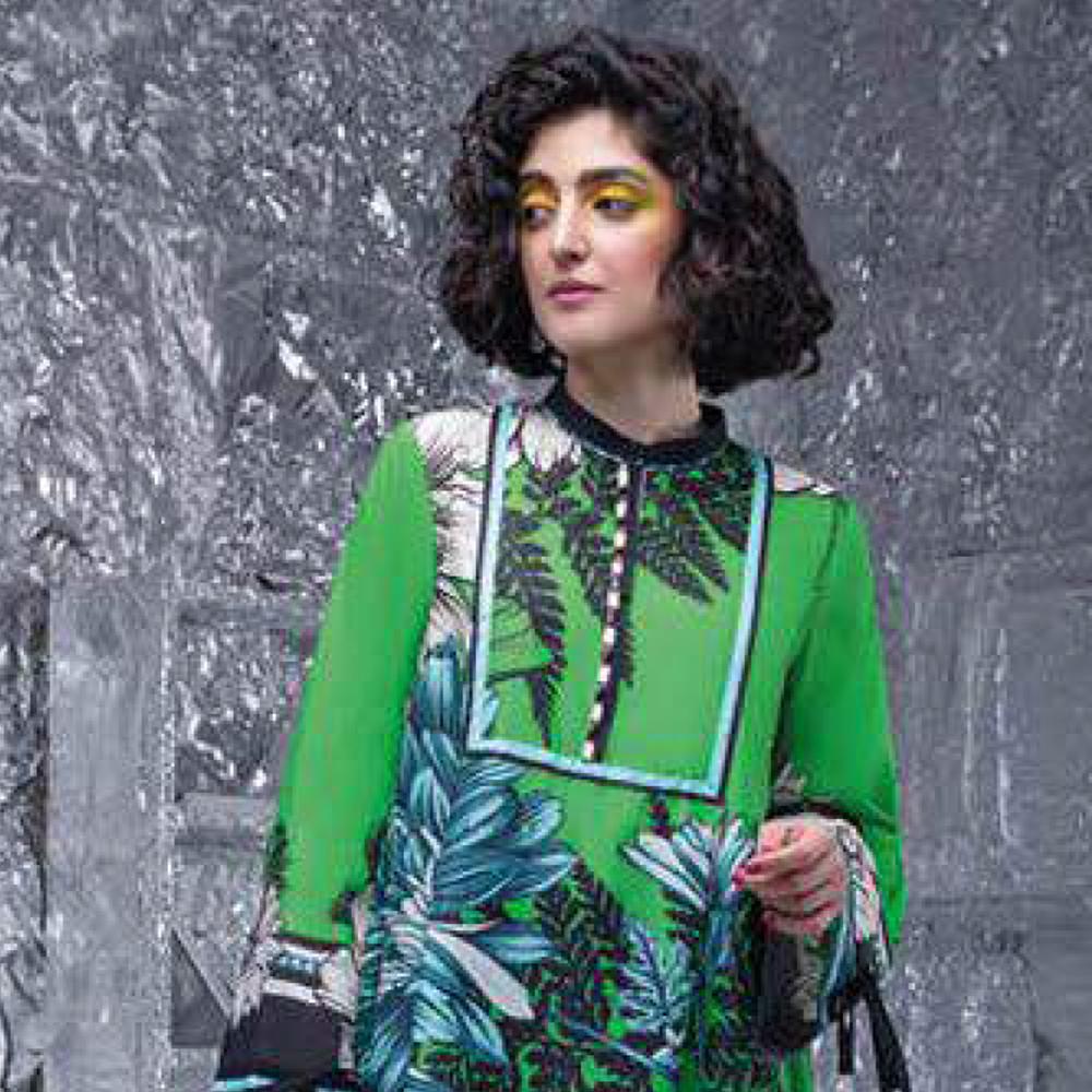 Sapphire 1Pcs Un-Stitched Shirt Pop Vol 2 - Hoyam, Women, Unstitched Kurti, Sapphire, Chase Value