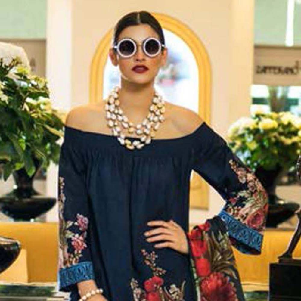 Honey Waqar Luxury Embroidered Lawn 3 Piece Un-Stitched Suit - A10, Women, 3Pcs Shalwar Suit, Regalia Textiles, Chase Value