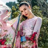 Honey Waqar Luxury Embroidered Lawn 3 Piece Un-Stitched Suit - B10, Women, 3Pcs Shalwar Suit, Regalia Textiles, Chase Value