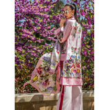 Honey Waqar Luxury Embroidered Lawn 3 Piece Un-Stitched Suit - B11, Women, 3Pcs Shalwar Suit, Regalia Textiles, Chase Value