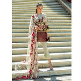 Honey Waqar Luxury Embroidered Lawn 3 Piece Un-Stitched Suit - B6, Women, 3Pcs Shalwar Suit, Regalia Textiles, Chase Value
