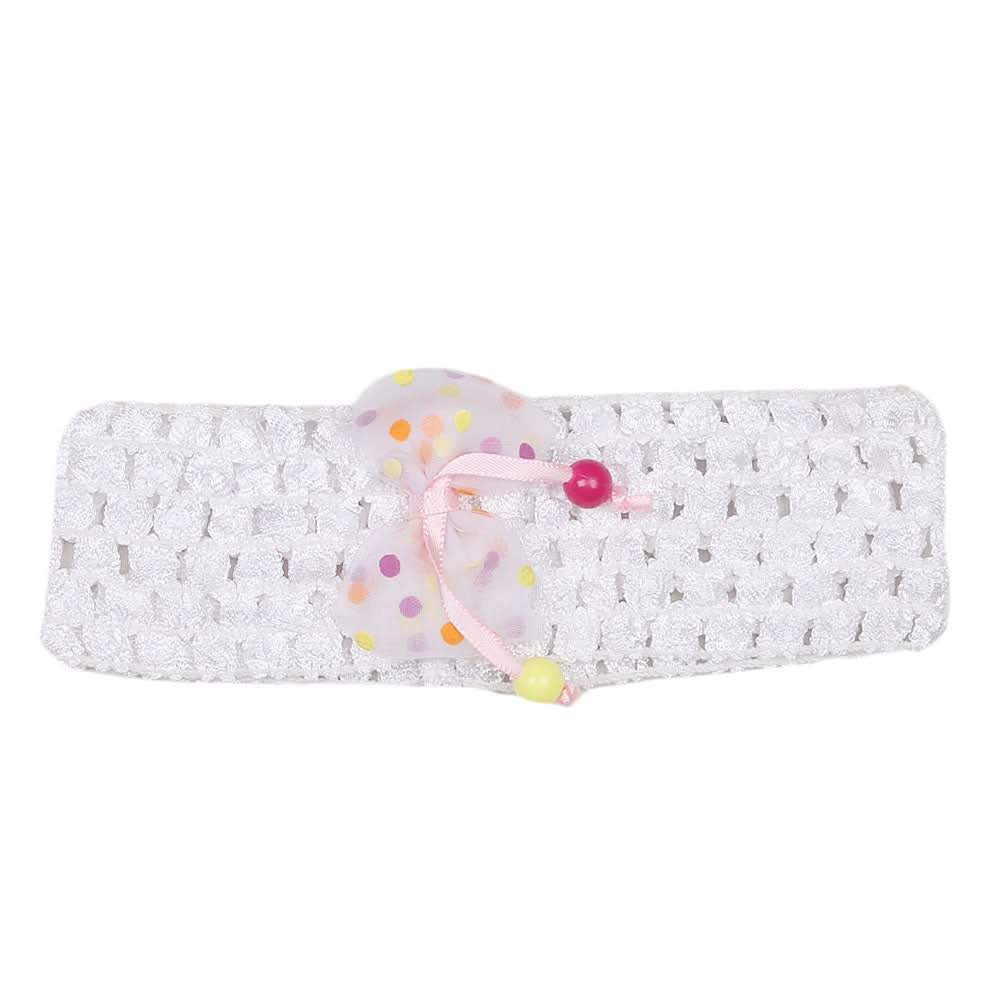 Girls Headband - White - test-store-for-chase-value